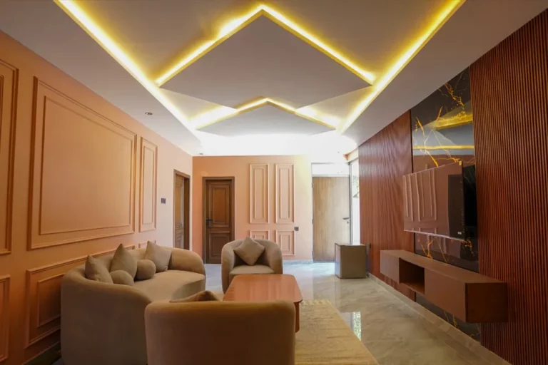 duplex room luxury lounge family stay skardu